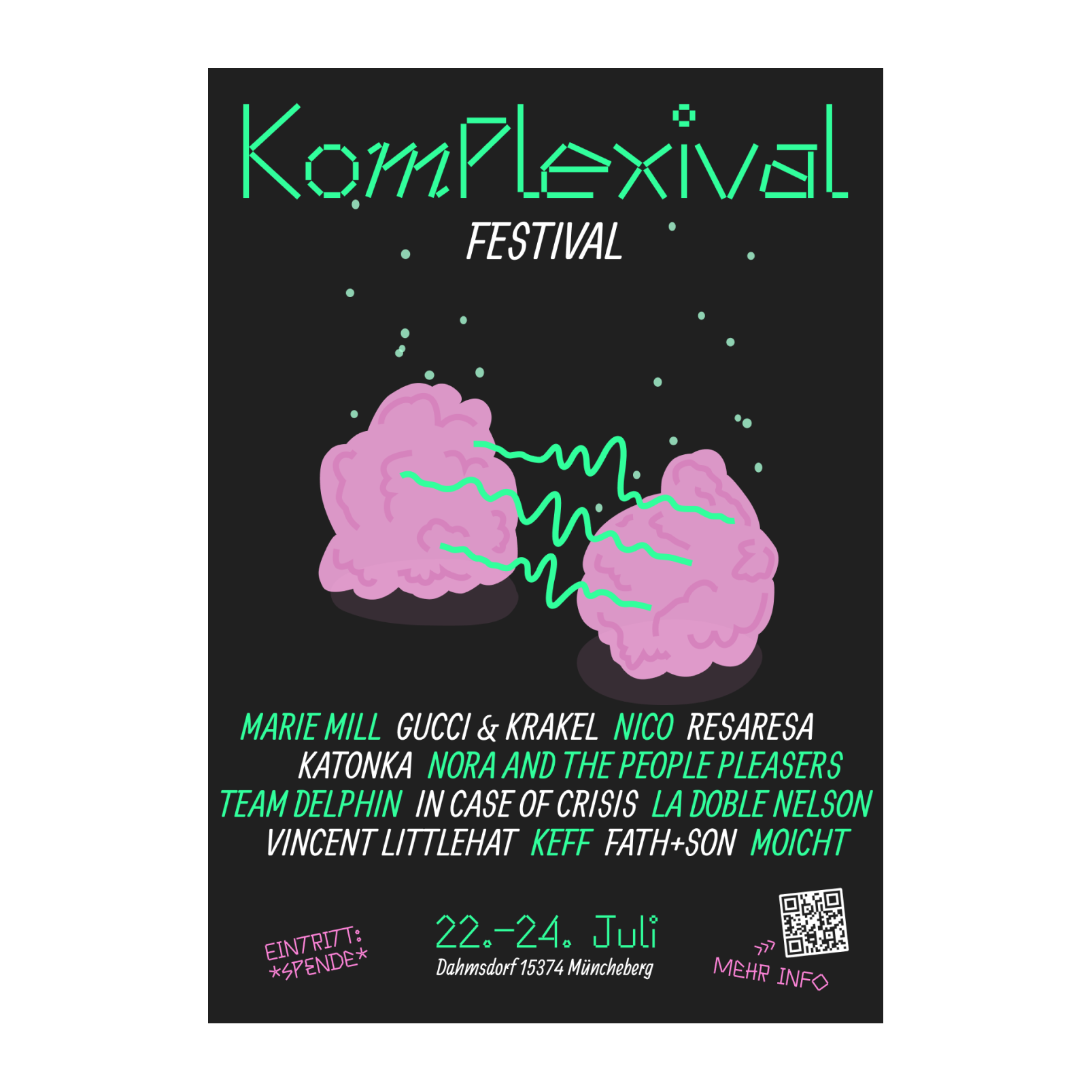 Cover image: Komplexival poster on colorful background